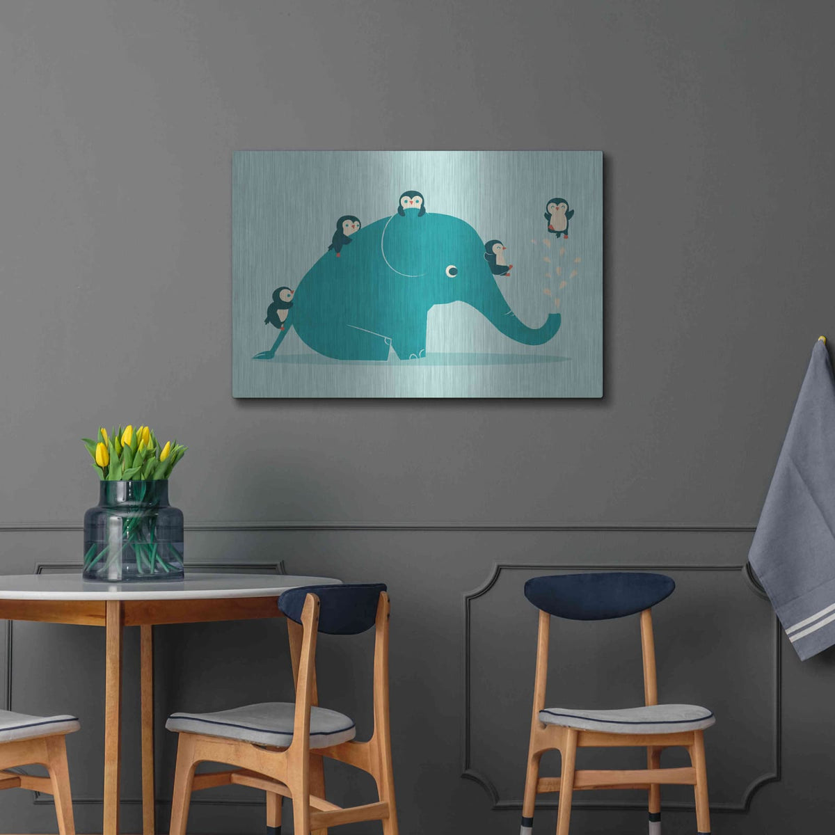 'Waterslide' by Jay Fleck – Metal Wall Art, 36x24 room view
