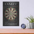 'Dart Tournament' by Mollie B Art – Metal Wall Art, 12x16 room view