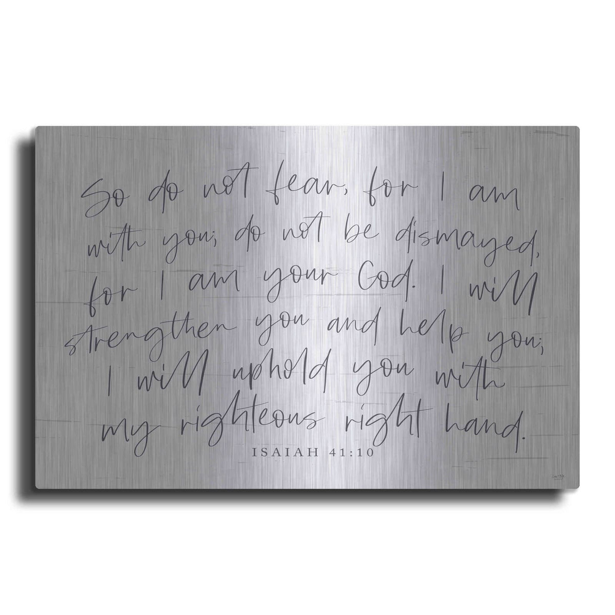 'For I am Your God' by Lux + Me – Metal Wall Art