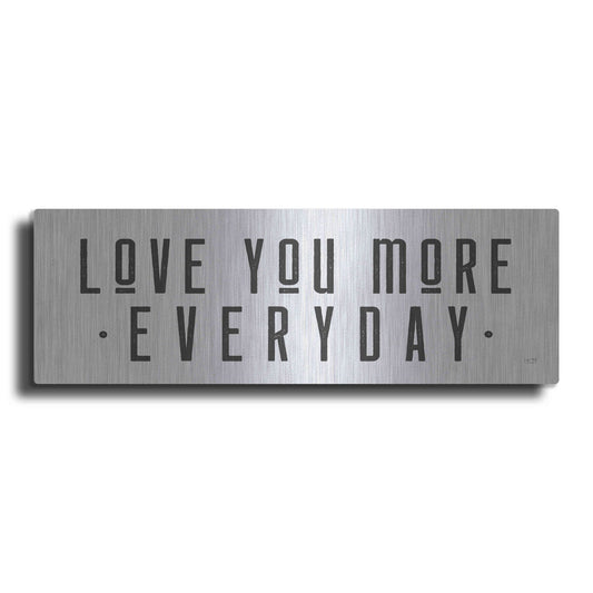Luxe Metal Art 'Love You More' by Lux + Me Designs, Metal Wall Art