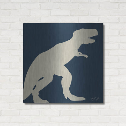 Luxe Metal Art 'Dino I' by Lauren Rader, Metal Wall Art,36x36