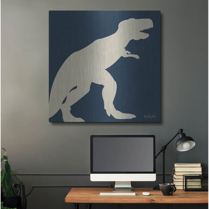 Luxe Metal Art 'Dino I' by Lauren Rader, Metal Wall Art,36x36