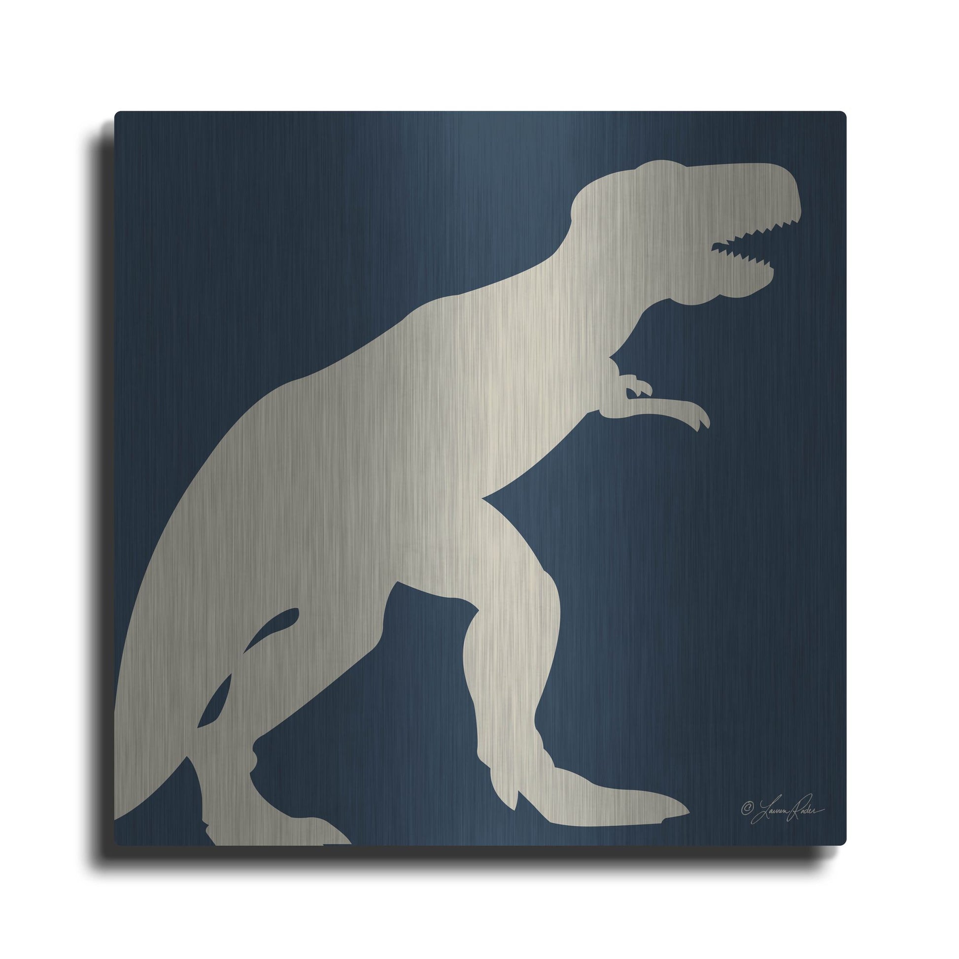 Luxe Metal Art 'Dino I' by Lauren Rader, Metal Wall Art