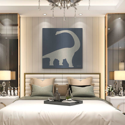 Luxe Metal Art 'Dino II' by Lauren Rader, Metal Wall Art,36x36