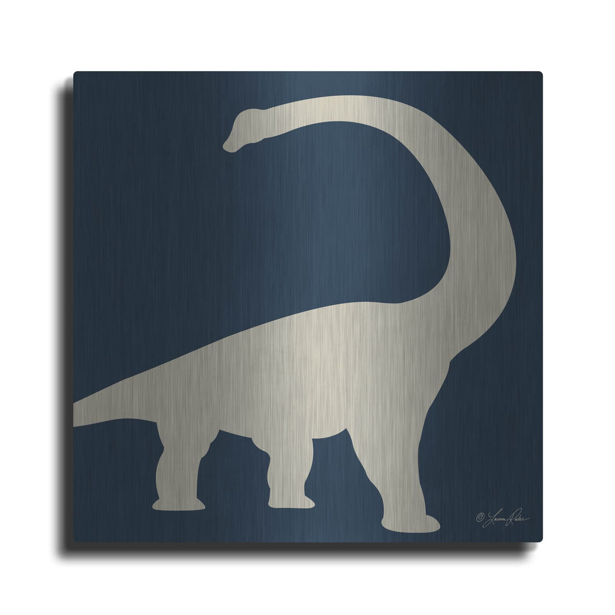 'Dino II' by Lauren Rader – Metal Wall Art