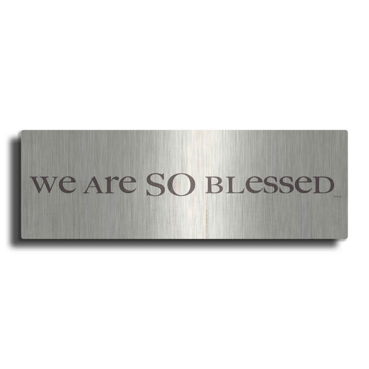 Luxe Metal Art 'We are so Blessed' by Lauren Rader, Metal Wall Art