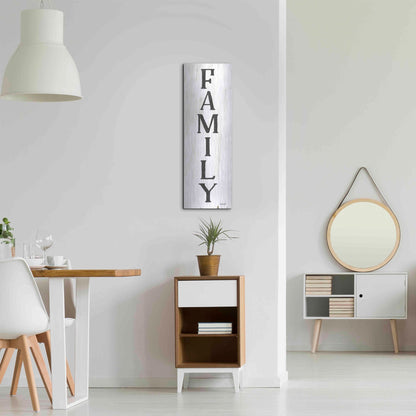 Luxe Metal Art 'Family' by Lauren Rader, Metal Wall Art,12x36