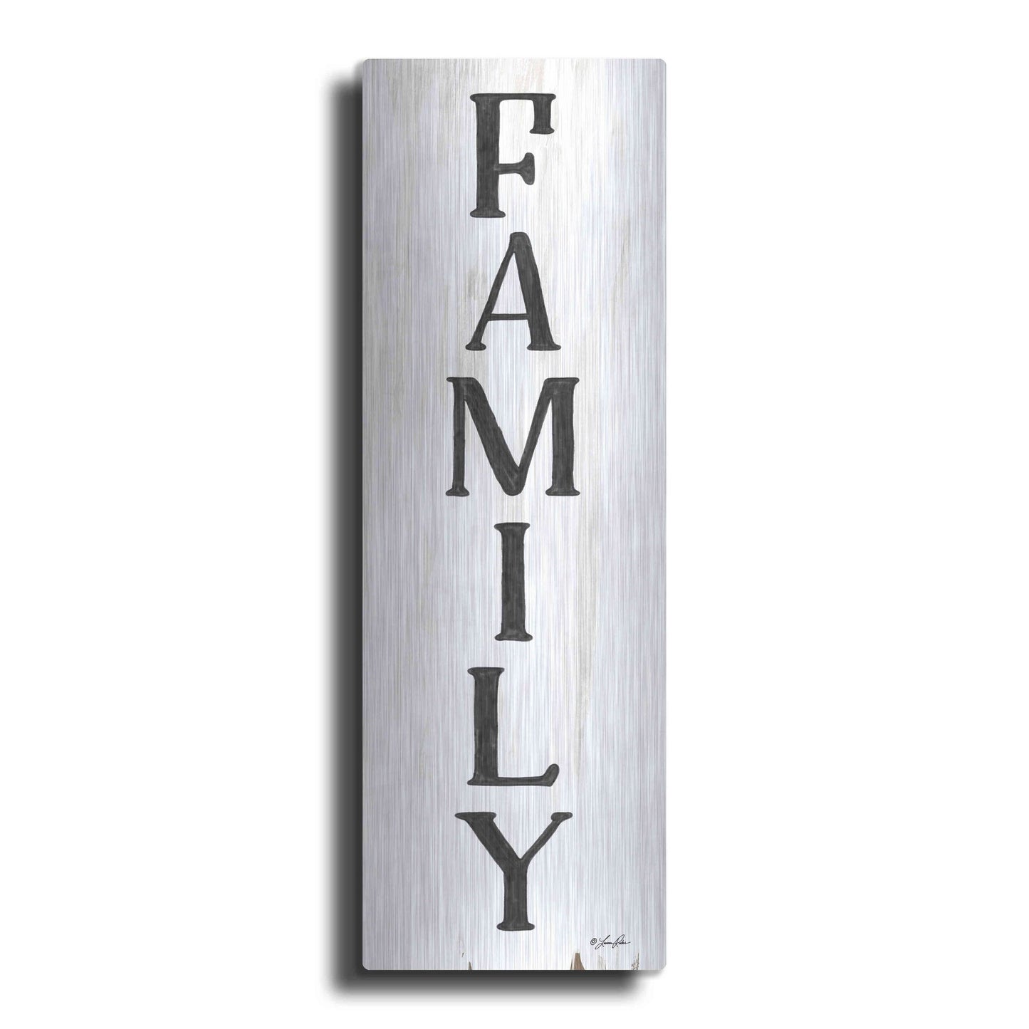 Luxe Metal Art 'Family' by Lauren Rader, Metal Wall Art