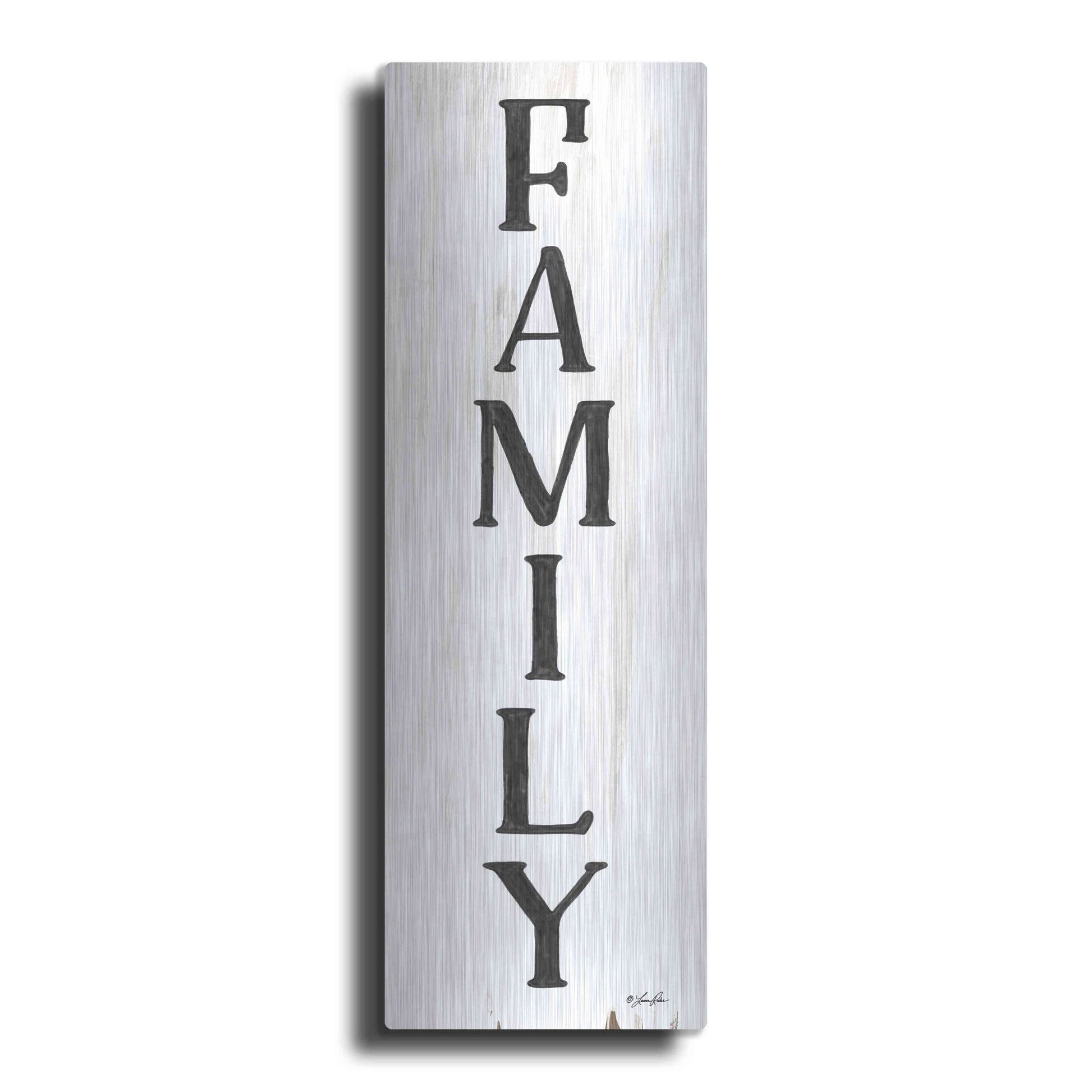 Luxe Metal Art 'Family' by Lauren Rader, Metal Wall Art