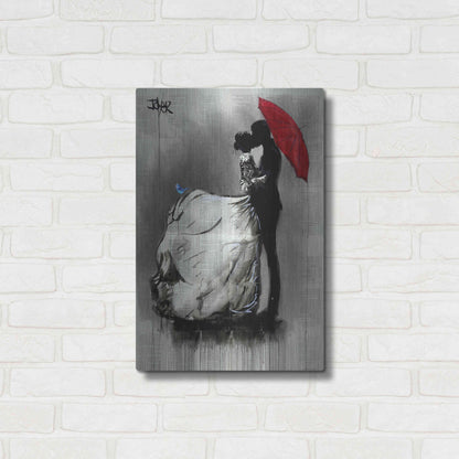 Luxe Metal Art 'Big Dresss' by Loui Jover, Metal Wall Art,16x24