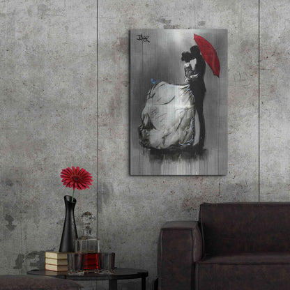 Luxe Metal Art 'Big Dresss' by Loui Jover, Metal Wall Art,24x36
