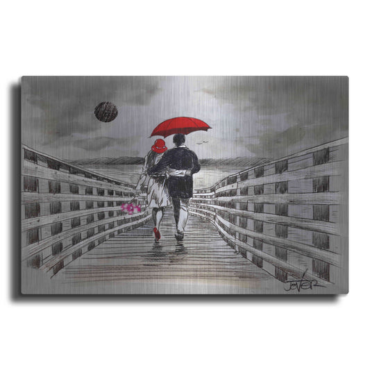 Luxe Metal Art 'Boardwalk' by Loui Jover, Metal Wall Art