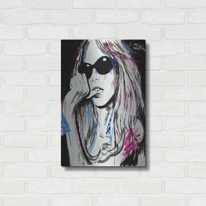 Luxe Metal Art 'Catch Ya' by Loui Jover, Metal Wall Art,16x24