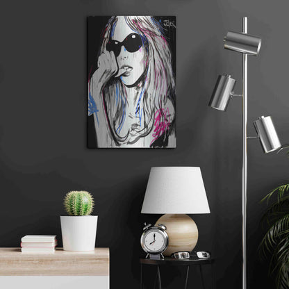 Luxe Metal Art 'Catch Ya' by Loui Jover, Metal Wall Art,16x24
