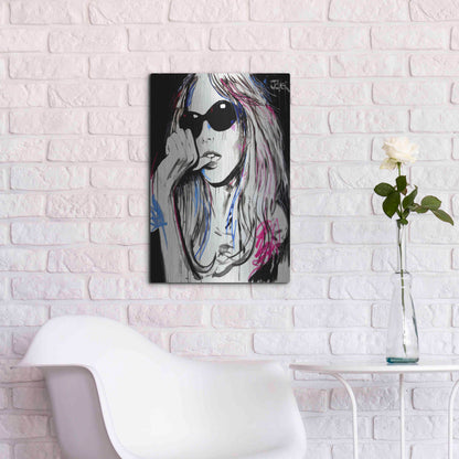 Luxe Metal Art 'Catch Ya' by Loui Jover, Metal Wall Art,16x24