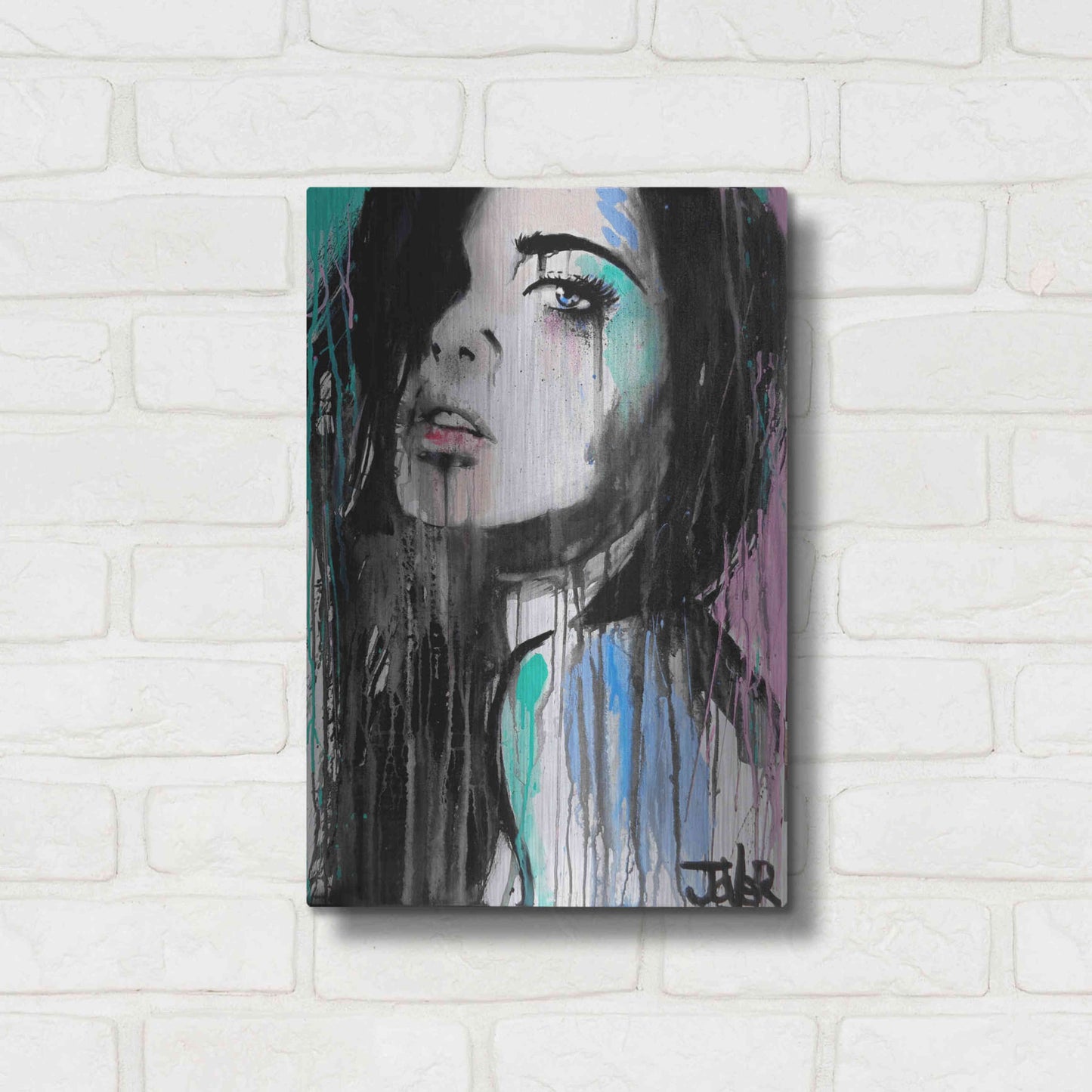 Luxe Metal Art 'Forever Faraway' by Loui Jover, Metal Wall Art,12x16