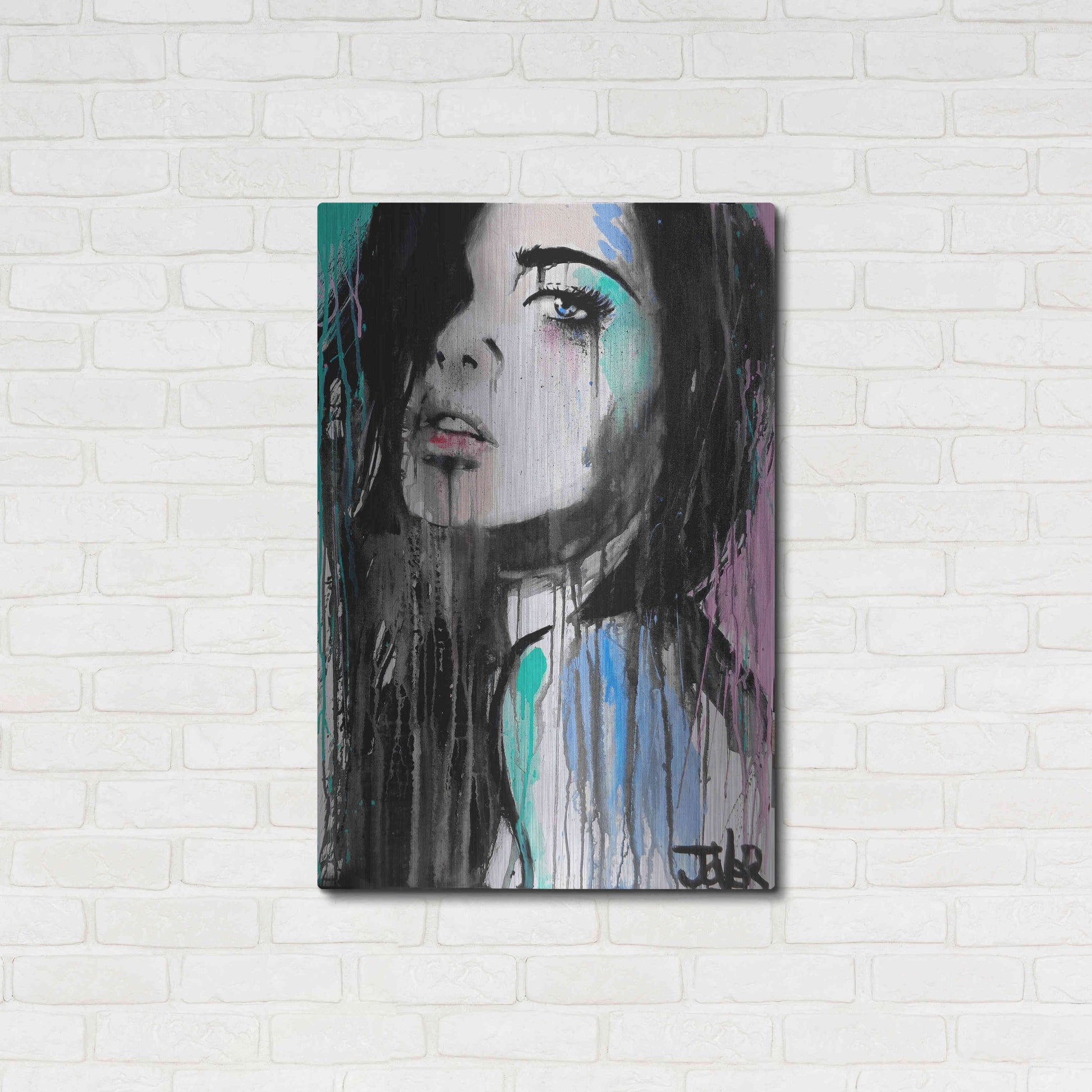 Luxe Metal Art 'Forever Faraway' by Loui Jover, Metal Wall Art,24x36