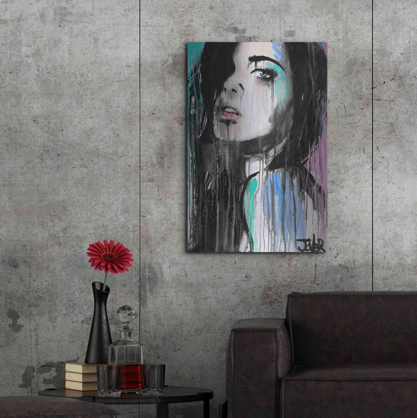Luxe Metal Art 'Forever Faraway' by Loui Jover, Metal Wall Art,24x36