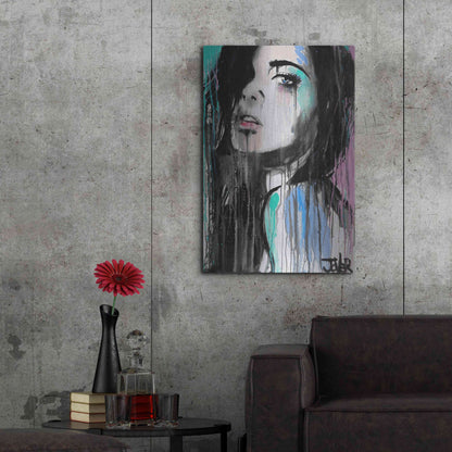 Luxe Metal Art 'Forever Faraway' by Loui Jover, Metal Wall Art,24x36