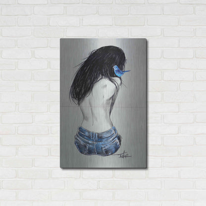 Luxe Metal Art 'Glory And Hope' by Loui Jover, Metal Wall Art,24x36