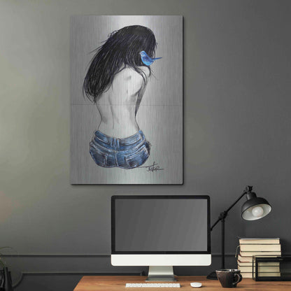 Luxe Metal Art 'Glory And Hope' by Loui Jover, Metal Wall Art,24x36