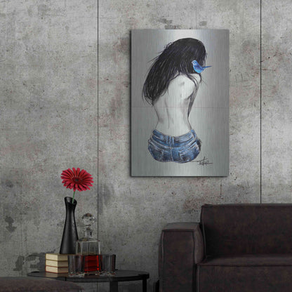 Luxe Metal Art 'Glory And Hope' by Loui Jover, Metal Wall Art,24x36