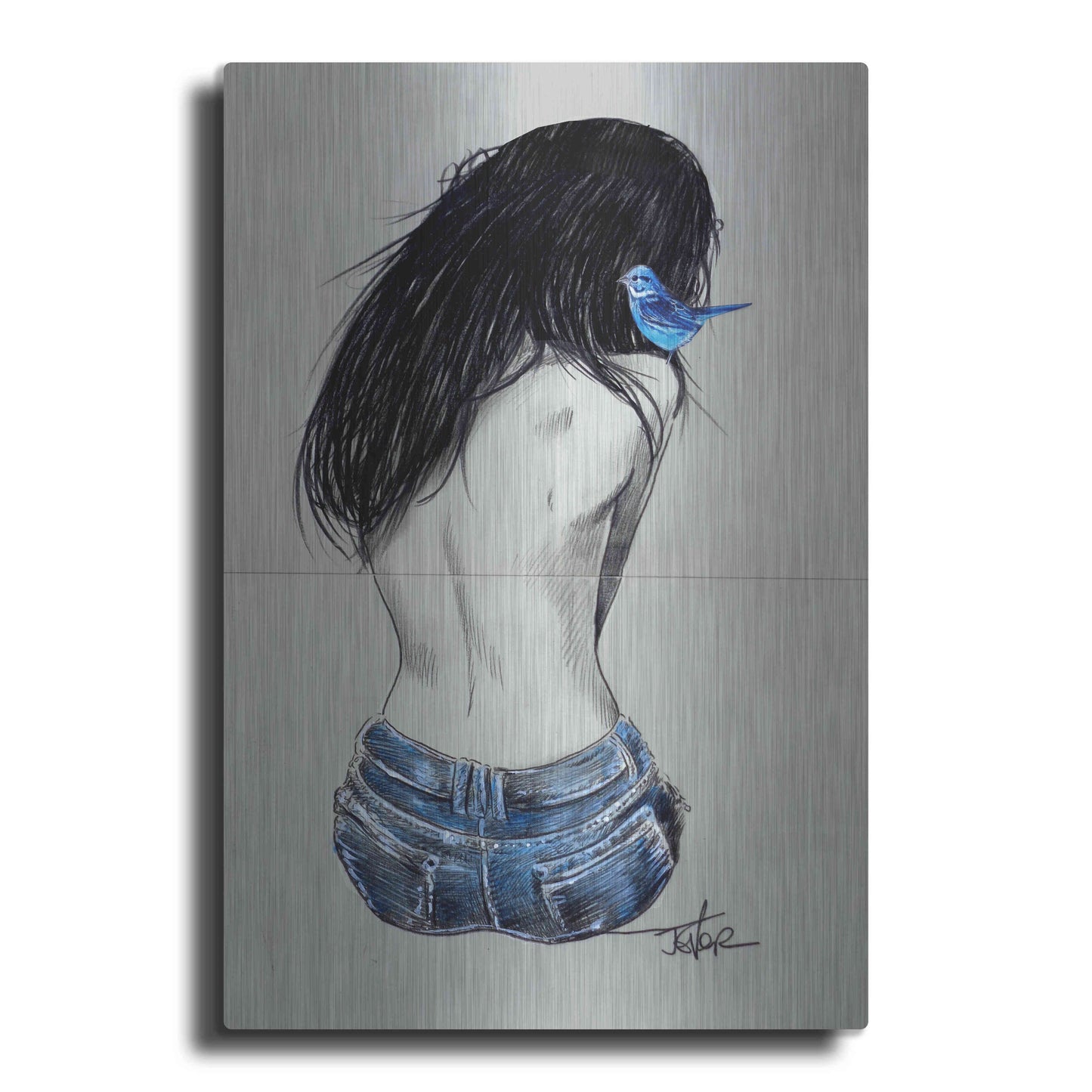 Luxe Metal Art 'Glory And Hope' by Loui Jover, Metal Wall Art