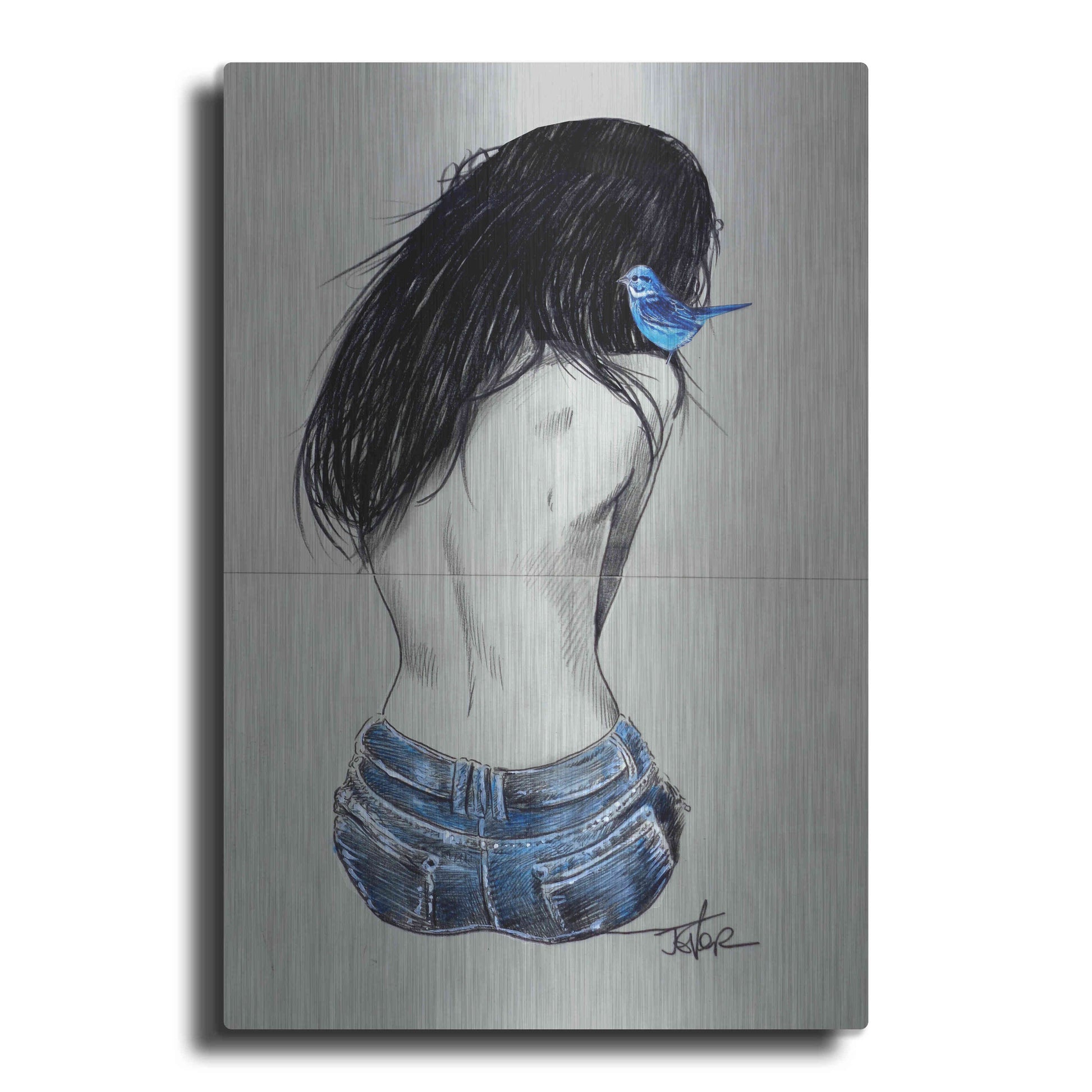 Luxe Metal Art 'Glory And Hope' by Loui Jover, Metal Wall Art