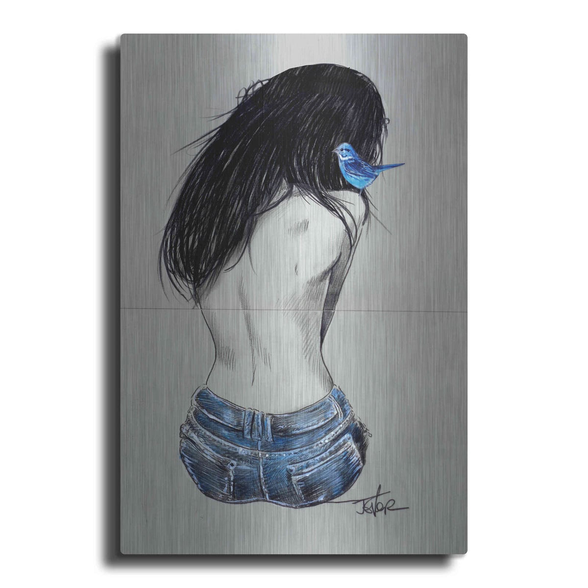 'Glory And Hope' by Loui Jover – Metal Wall Art