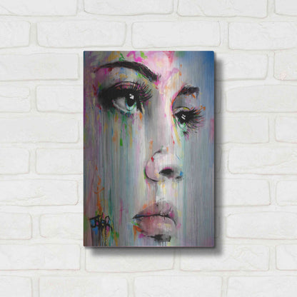 Luxe Metal Art 'Home' by Loui Jover, Metal Wall Art,12x16