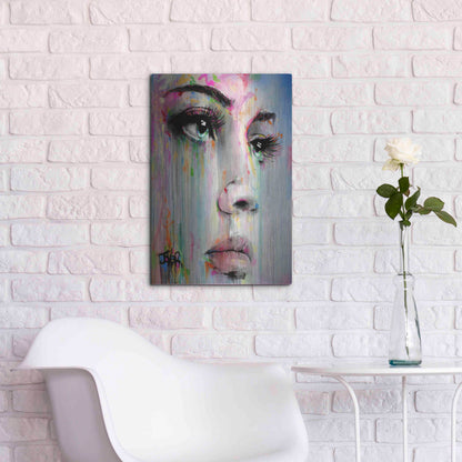 Luxe Metal Art 'Home' by Loui Jover, Metal Wall Art,16x24