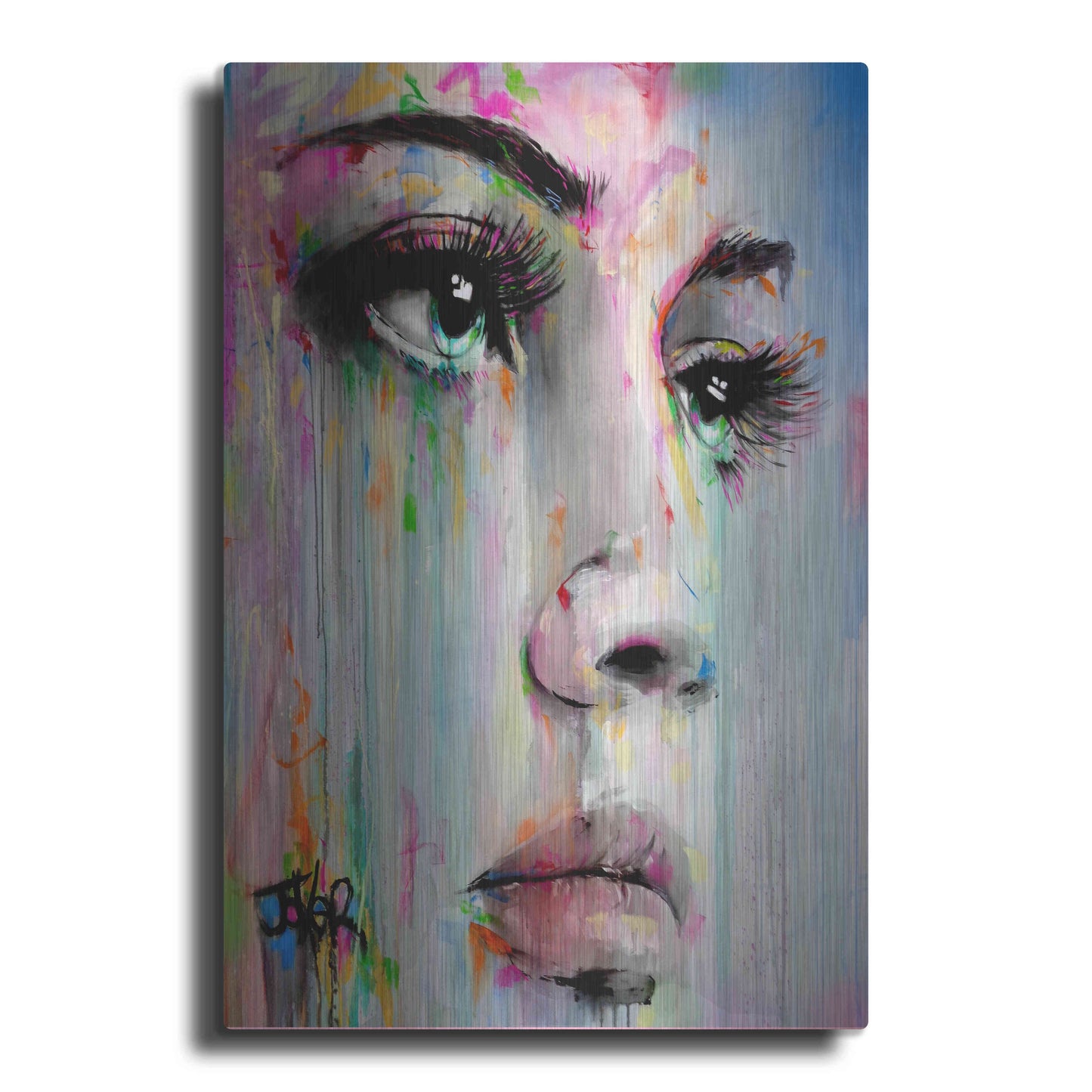 Luxe Metal Art 'Home' by Loui Jover, Metal Wall Art