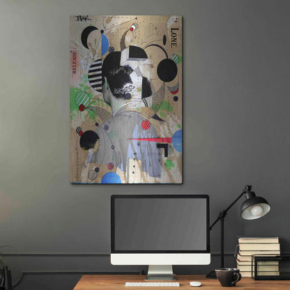 Luxe Metal Art 'Ideological Release' by Loui Jover, Metal Wall Art,24x36