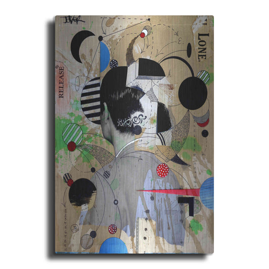 Luxe Metal Art 'Ideological Release' by Loui Jover, Metal Wall Art