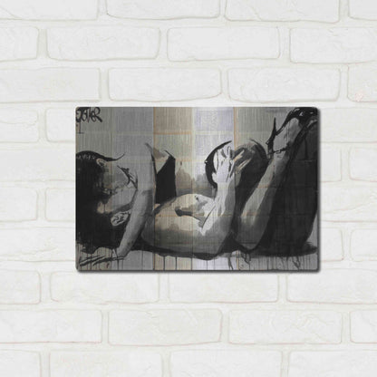 Luxe Metal Art 'Lust' by Loui Jover, Metal Wall Art,16x12