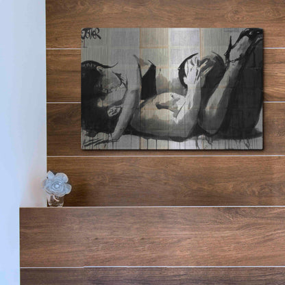 Luxe Metal Art 'Lust' by Loui Jover, Metal Wall Art,16x12