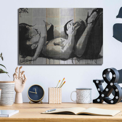 Luxe Metal Art 'Lust' by Loui Jover, Metal Wall Art,16x12