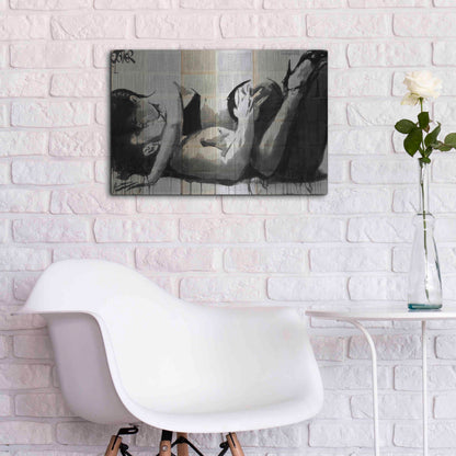 Luxe Metal Art 'Lust' by Loui Jover, Metal Wall Art,24x16