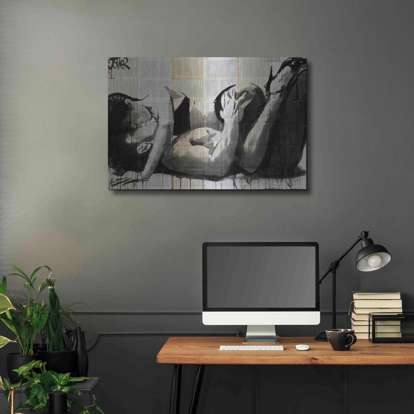 Luxe Metal Art 'Lust' by Loui Jover, Metal Wall Art,36x24