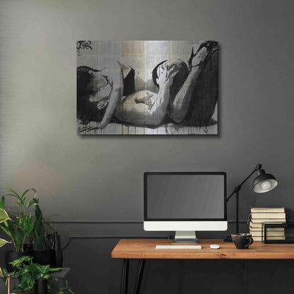Luxe Metal Art 'Lust' by Loui Jover, Metal Wall Art,36x24