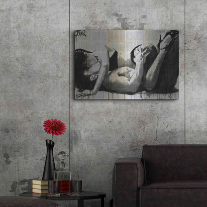 Luxe Metal Art 'Lust' by Loui Jover, Metal Wall Art,36x24