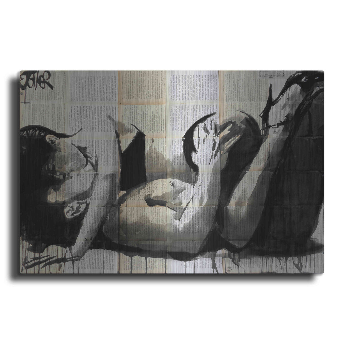 Luxe Metal Art 'Lust' by Loui Jover, Metal Wall Art