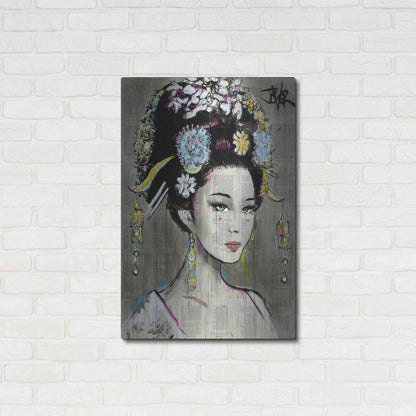 Luxe Metal Art 'Nian Zhen' by Loui Jover, Metal Wall Art,24x36