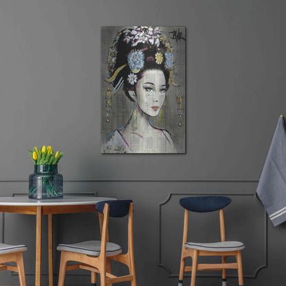 Luxe Metal Art 'Nian Zhen' by Loui Jover, Metal Wall Art,24x36