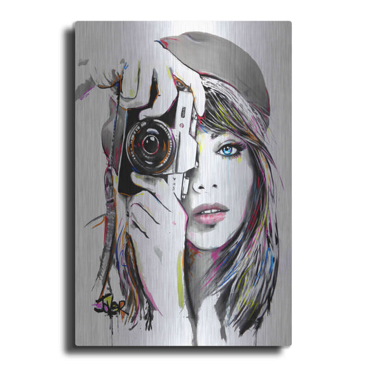 Luxe Metal Art 'Take That1' by Loui Jover, Metal Wall Art