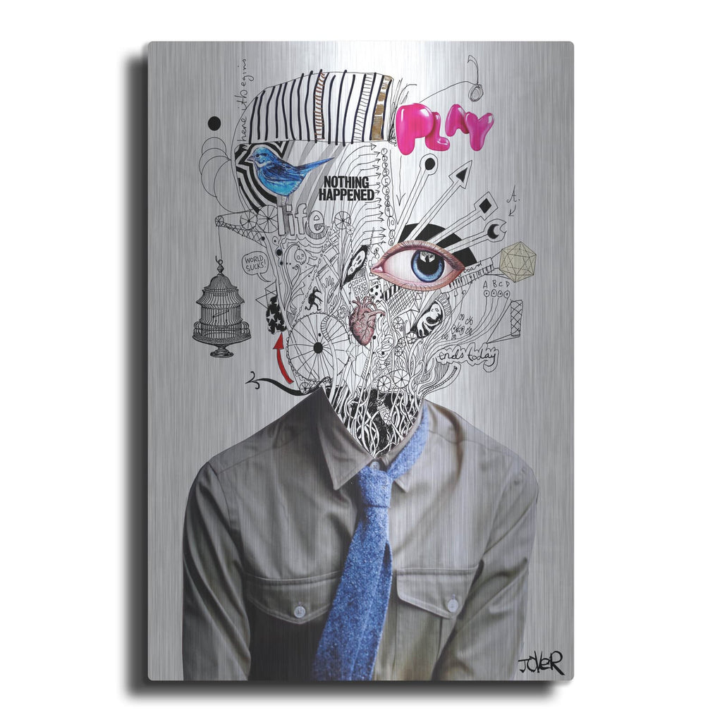 'The Introspect' by Loui Jover – Metal Wall Art