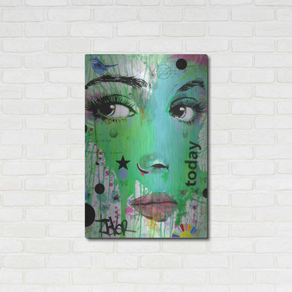 Luxe Metal Art 'Today' by Loui Jover, Metal Wall Art,24x36