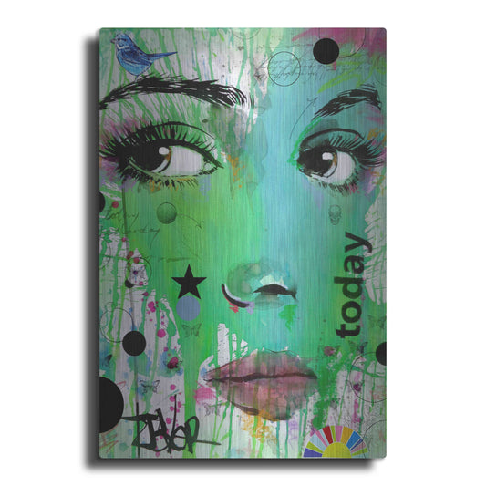 Luxe Metal Art 'Today' by Loui Jover, Metal Wall Art