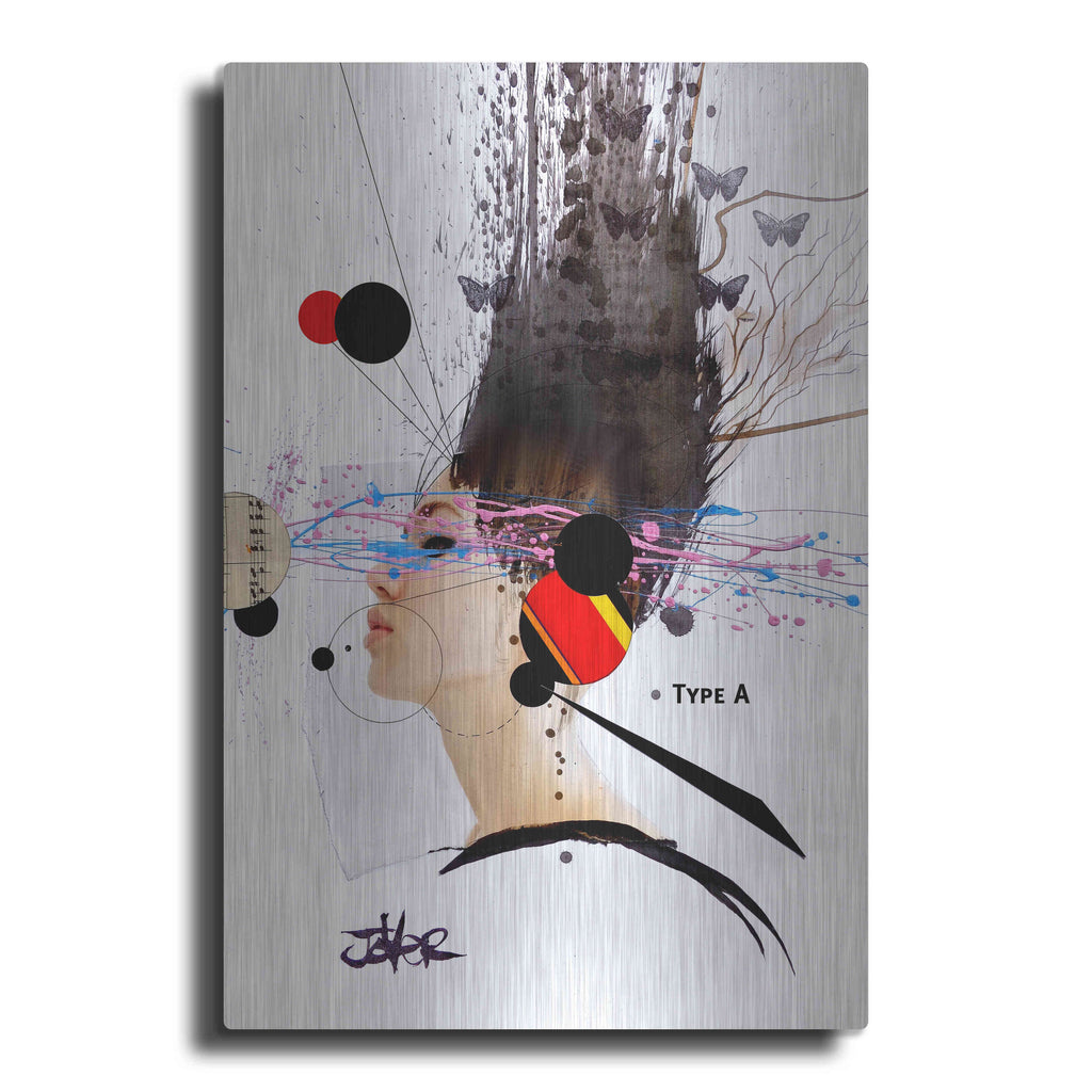 Luxe Metal Art 'Type A' by Loui Jover, Metal Wall Art