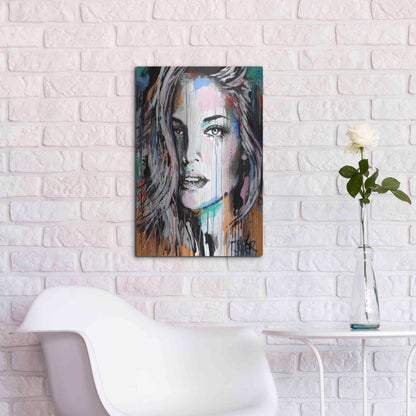 Luxe Metal Art 'Valery' by Loui Jover, Metal Wall Art,16x24